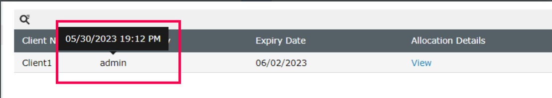 Manage Client License