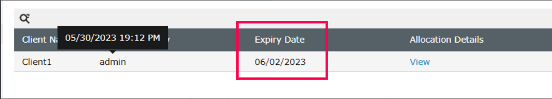 Manage Client License